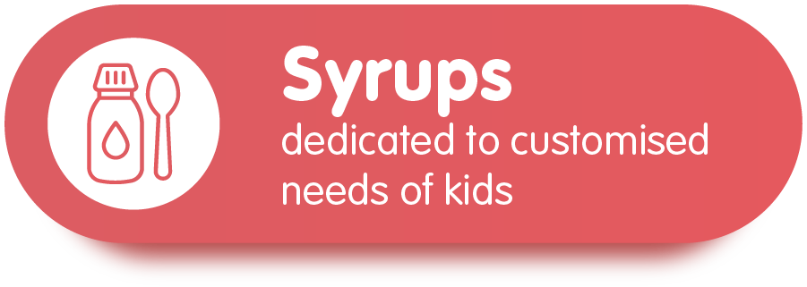 Syrups - dedicated to customised needs of kids